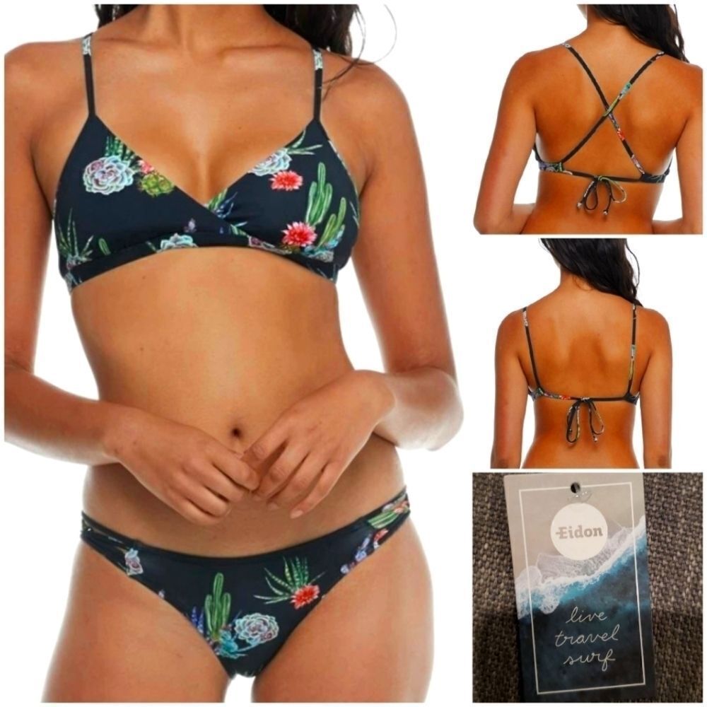 EIDON XS Madison triangle top side cutout🔽 bikini